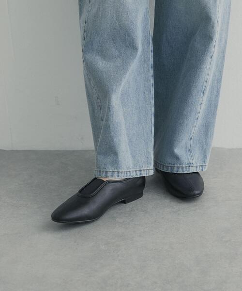 URBAN RESEARCH DOORS(アーバンリサーチドアーズ)の「センターステッチスリッポン(スリッポン・レディース・ブラウン系その他/ブラック・36/37/38)」の11枚目の写真