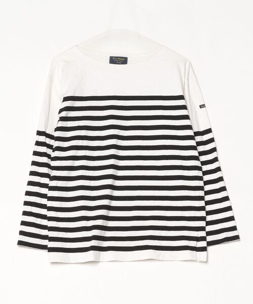 セール/ブランド古着】ボーダー柄長袖カットソー（Tシャツ/カットソー