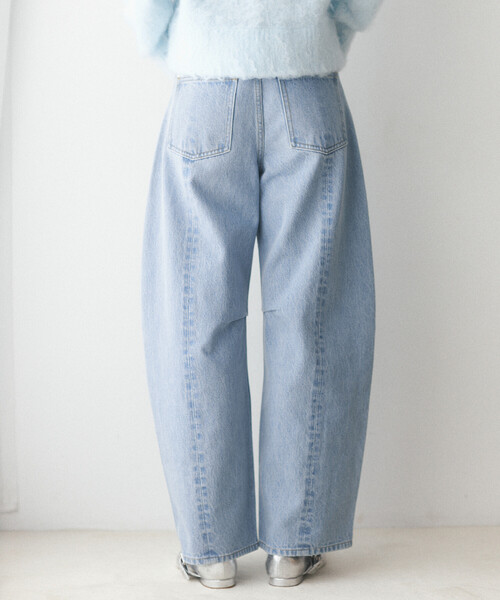 Firsthand(ファーストハンド)の「Firsthand/ファーストハンド レース カーブデニム【限定展開】(デニムパンツ・レディース・ネイビー/ブラック/サックスブルー・X-SMALL/SMALL/MEDIUM)」の9枚目の写真