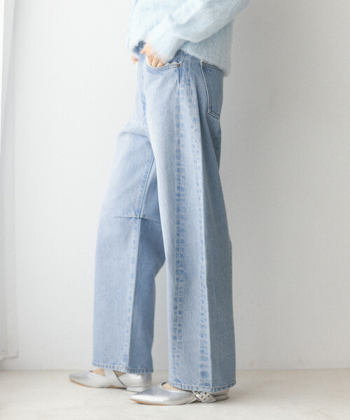 Firsthand(ファーストハンド)の「Firsthand/ファーストハンド レース カーブデニム【限定展開】(デニムパンツ・レディース・ネイビー/ブラック/サックスブルー・X-SMALL/SMALL/MEDIUM)」の10枚目の写真
