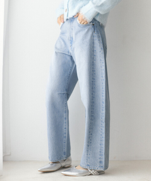 Firsthand(ファーストハンド)の「Firsthand/ファーストハンド レース カーブデニム【限定展開】(デニムパンツ・レディース・ネイビー/ブラック/サックスブルー・X-SMALL/SMALL/MEDIUM)」の11枚目の写真