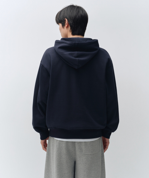 MUSINSA STANDARD（ムシンサスタンダード）の「オーバーサイズフードパーカースウェットシャツ[ネイビー]（スウェット・メンズ・その他・SMALL/MEDIUM/2XL/LARGE/X-LARGE/3XL）」の3枚目の写真