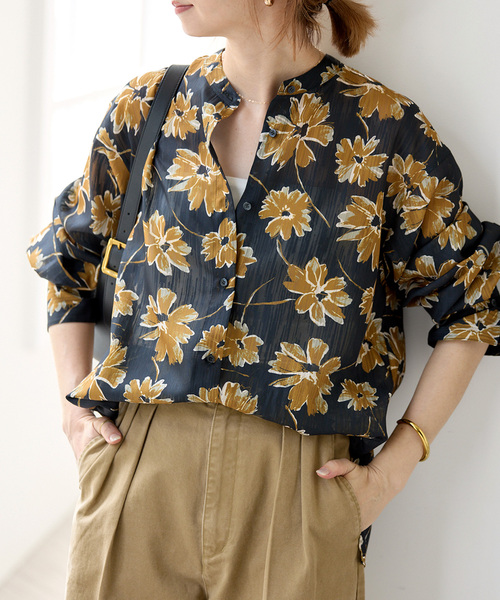Spick & Span（スピックアンドスパン）の「フラワープリントブラウス（シャツ/ブラウス・レディース・マルチ/その他18・FREE）」の7枚目の写真