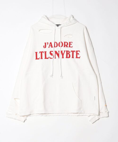 Little sunny bite(リトルサニーバイト)の「【RE】【Little Sunny Bite】Jadore LSB hoodie(パーカー・レディース・ホワイト・SMALL)」の1枚目の写真