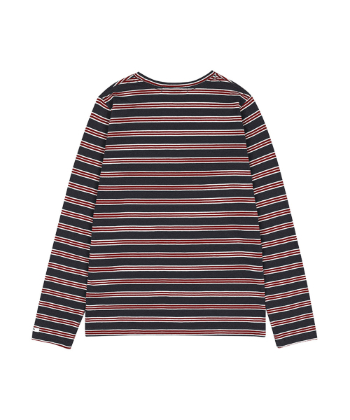 LOTSYOU(ロッツユー)の「Brenda Stripe T-shirts Gray(Tシャツ/カットソー・レディース・その他・OS)」の6枚目の写真