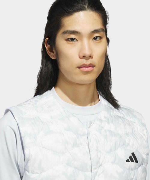 adidas(アディダス)の「クライマウォーム ウーブンベスト【adidas Golf/アディダスゴルフ】(ダウンベスト・メンズ・ホワイト・XX-LARGE/LARGE/MEDIUM/SMALL/X-LARGE)」の3枚目の写真
