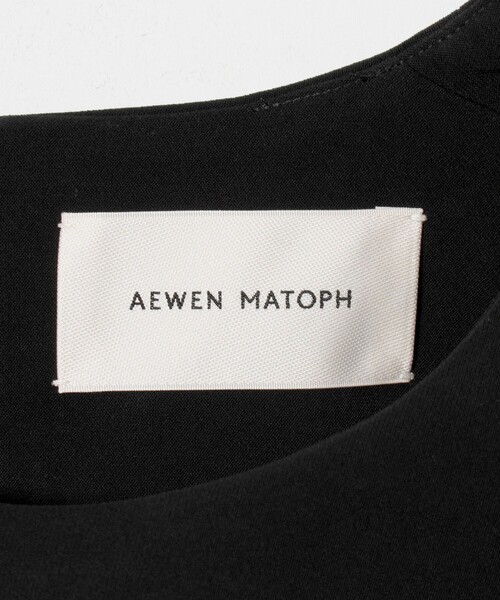 AEWEN MATOPH(イウエン マトフ)の「<AEWEN MATOPH>ショルダーパット ミニ ワンピース(ワンピース・レディース・ブラック・38/36)」の15枚目の写真