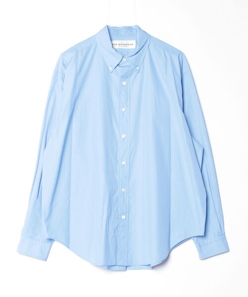 THE SHINZONE(ザ シンゾーン)の「DADDY SHIRT 21AMSBL08(シャツ/ブラウス・レディース・ホワイト/ブルー・SMALL/MEDIUM)」の2枚目の写真