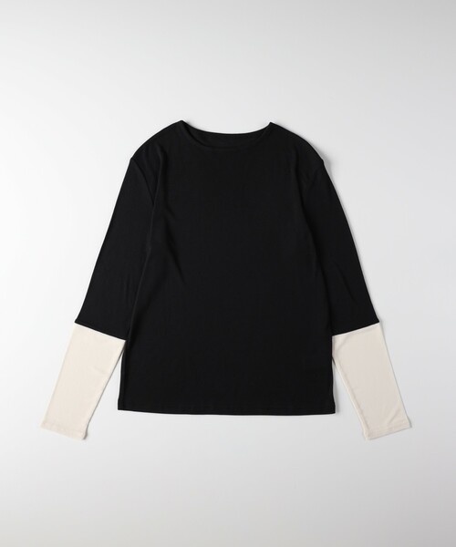 HONEYSUCKLE ROSE(ハニーサックルローズ)の「袖チュールロンT(Tシャツ/カットソー・レディース・ピンク系/ブルー系その他/ブラック・05/04)」の14枚目の写真
