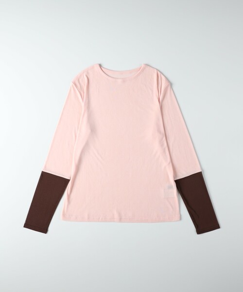 HONEYSUCKLE ROSE(ハニーサックルローズ)の「袖チュールロンT(Tシャツ/カットソー・レディース・ピンク系/ブルー系その他/ブラック・05/04)」の15枚目の写真