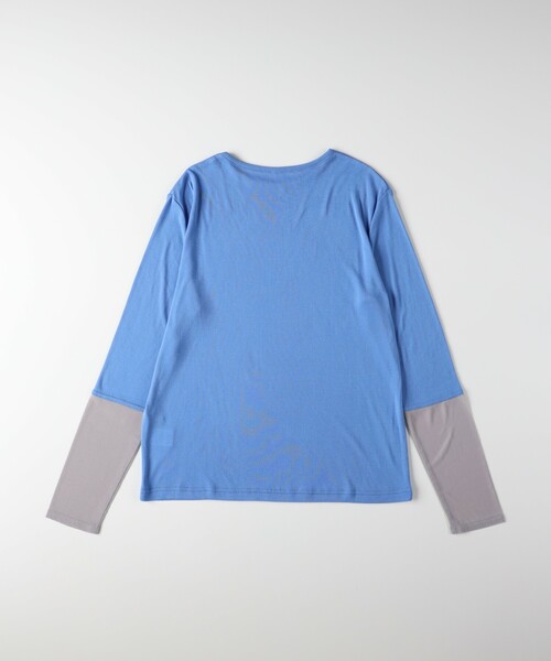 HONEYSUCKLE ROSE(ハニーサックルローズ)の「袖チュールロンT(Tシャツ/カットソー・レディース・ピンク系/ブルー系その他/ブラック・05/04)」の5枚目の写真