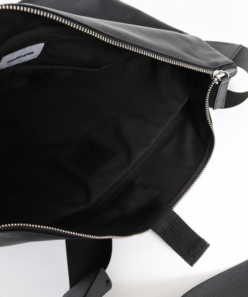 ADAM PATEK(アダムパテック)の「mko13958-w-r leather medium shoulder bag ショルダーバッグ(AP2629020)(ショルダーバッグ・メンズ・ブラック・FREE)」の14枚目の写真