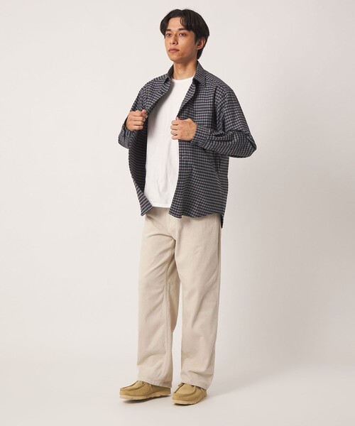 A DAY IN THE LIFE UNITED ARROWS（アデイインザライフユナイテッドアローズ）の「コーデュロイ 5ポケット バギーストレートパンツ＜A DAY IN THE LIFE＞（その他パンツ・メンズ・モカ/ブラック/オフホワイト・S/L/M）」の2枚目の写真