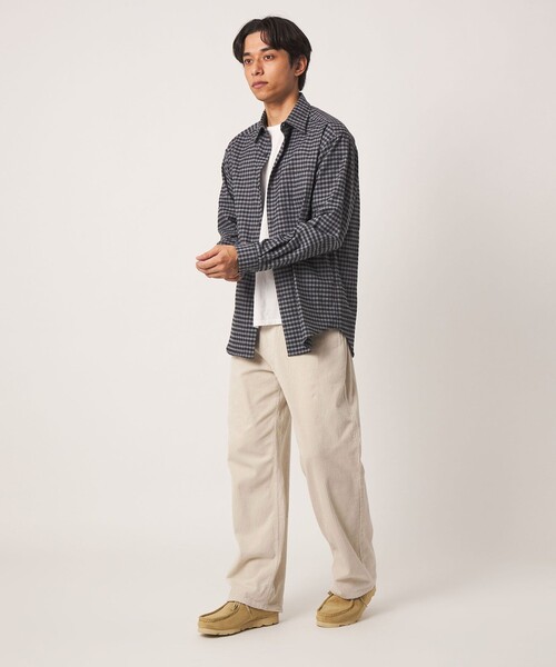 A DAY IN THE LIFE UNITED ARROWS（アデイインザライフユナイテッドアローズ）の「コーデュロイ 5ポケット バギーストレートパンツ＜A DAY IN THE LIFE＞（その他パンツ・メンズ・モカ/ブラック/オフホワイト・S/L/M）」の5枚目の写真