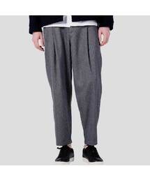 男性 配色ステッチ ストレートフィット バンディングパンツ CXS25FWPTA02 GRY