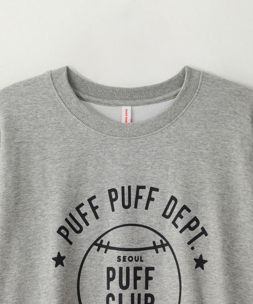 PUFF PUFF DEPT（パフパフ・デプト）の「BASEBALL スウェットシャツ グレー（スウェット・レディース・その他・LARGE/MEDIUM/X-LARGE）」の3枚目の写真