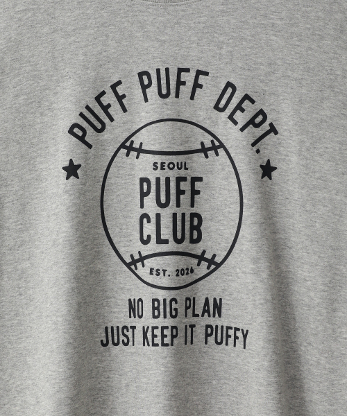 PUFF PUFF DEPT（パフパフ・デプト）の「BASEBALL スウェットシャツ グレー（スウェット・レディース・その他・LARGE/MEDIUM/X-LARGE）」の4枚目の写真