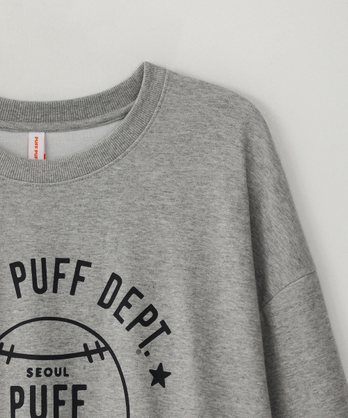 PUFF PUFF DEPT（パフパフ・デプト）の「BASEBALL スウェットシャツ グレー（スウェット・レディース・その他・LARGE/MEDIUM/X-LARGE）」の5枚目の写真