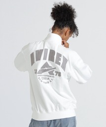 AVIREX（アヴィレックス）の「《WEB&DEPOT限定》VARSITY HALF ZIP SWEAT（スウェット）」