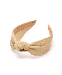 美品 jennifer Ouellette ラフィア サイドノット カチューシャ Jennifer Ouellette（ジュエファーオウレット）の「【Jennifer