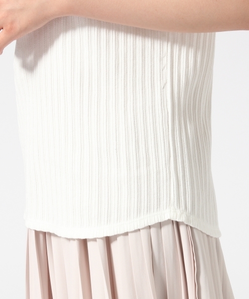 HARE(ハレ)の「ボートネックリブカットソー(HARE)(Tシャツ/カットソー・レディース・ブラック/オフホワイト・FREE)」の7枚目の写真