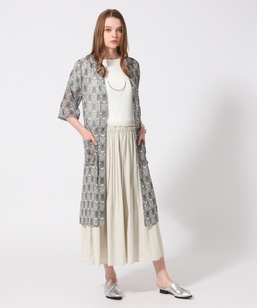 HARE(ハレ)の「ボートネックリブカットソー(HARE)(Tシャツ/カットソー・レディース・ブラック/オフホワイト・FREE)」の11枚目の写真