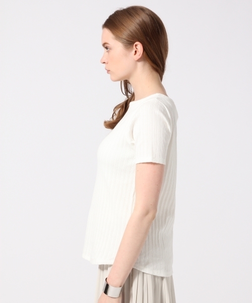 HARE(ハレ)の「ボートネックリブカットソー(HARE)(Tシャツ/カットソー・レディース・ブラック/オフホワイト・FREE)」の14枚目の写真