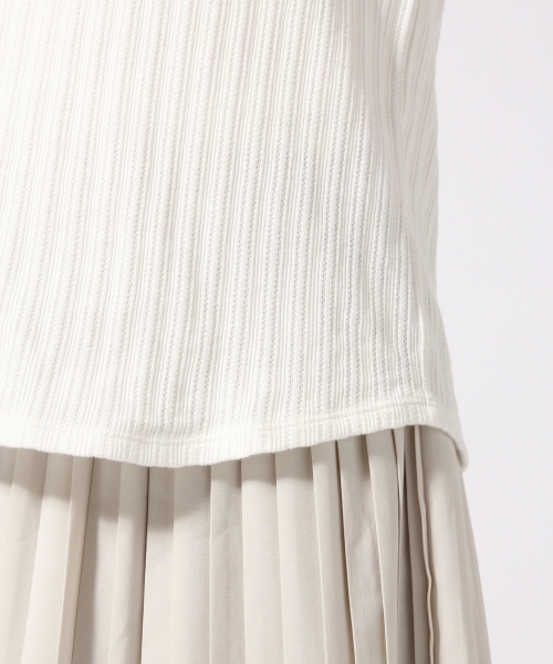 HARE(ハレ)の「ボートネックリブカットソー(HARE)(Tシャツ/カットソー・レディース・ブラック/オフホワイト・FREE)」の18枚目の写真