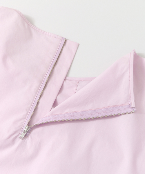 KBF（ケイビーエフ）の「KBF フロントタックワイドカフスチュニック（チュニック・レディース・ホワイト/ライトベージュ/ライラック・ONE）」の10枚目の写真