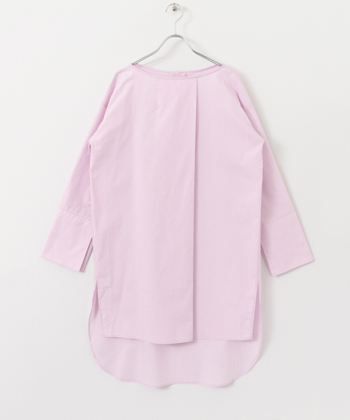 KBF（ケイビーエフ）の「KBF フロントタックワイドカフスチュニック（チュニック・レディース・ホワイト/ライトベージュ/ライラック・ONE）」の14枚目の写真