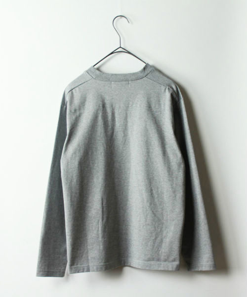 L&HARMONY(エルアンドハーモニー)の「ハイクルーネックポケットロングスリーブTシャツ(Tシャツ/カットソー・レディース・ホワイト/グレー/ネイビー・FREE)」の17枚目の写真