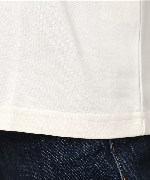 L&HARMONY(エルアンドハーモニー)の「ハイクルーネックポケットロングスリーブTシャツ(Tシャツ/カットソー・レディース・ホワイト/グレー/ネイビー・FREE)」の6枚目の写真