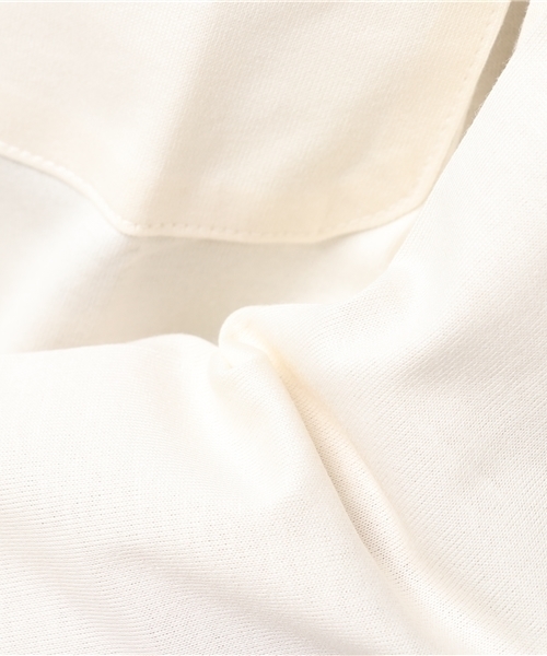 L&HARMONY(エルアンドハーモニー)の「ハイクルーネックポケットロングスリーブTシャツ(Tシャツ/カットソー・レディース・ホワイト/グレー/ネイビー・FREE)」の5枚目の写真