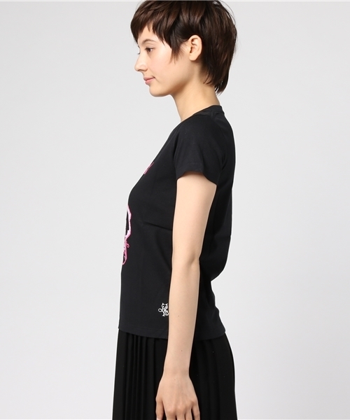 MEDICOM TOY(メディコムトイ)の「ルネブティック Tシャツ CANDY ガールズサイズ ブラック(Tシャツ/カットソー・レディース・ブラック・MEDIUM/SMALL/LARGE)」の3枚目の写真