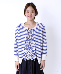 Ray BEAMS | SWANLAKE×Ray BEAMS / 別注 ボーダーカーディガン(カーディガン/ボレロ)