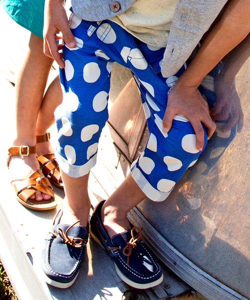 RAGMART(ラグマート)の「コットンリネンストレッチ七分丈パンツ(その他パンツ・キッズ・アイボリー/ブルー・100cm/110cm/120cm/130cm)」の2枚目の写真