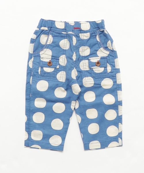 RAGMART(ラグマート)の「コットンリネンストレッチ七分丈パンツ(その他パンツ・キッズ・アイボリー/ブルー・100cm/110cm/120cm/130cm)」の4枚目の写真