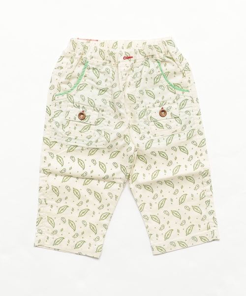 RAGMART(ラグマート)の「コットンリネンストレッチ七分丈パンツ(その他パンツ・キッズ・アイボリー/ブルー・100cm/110cm/120cm/130cm)」の1枚目の写真