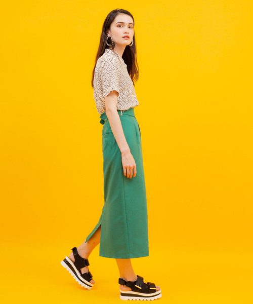 UNITED TOKYO（ユナイテッドトウキョウ）の「ドットブラウス（シャツ/ブラウス・レディース・ベージュ/ブラック・1）」の16枚目の写真