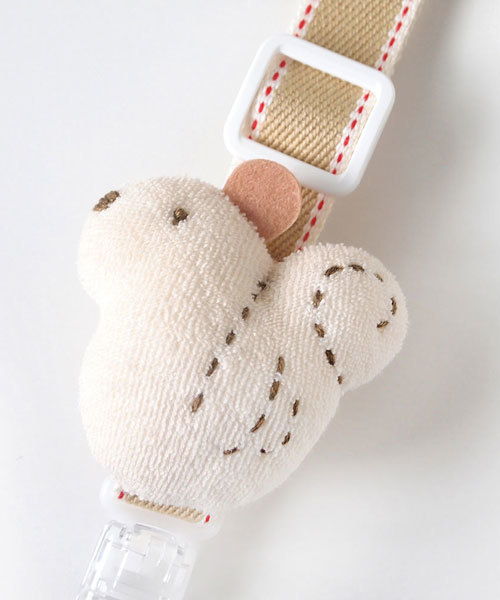 Hoppetta（ホッペッタ）の「【Hoppetta（ホッペッタ）】ぬいぐるみつきマルチクリップ（その他ベビー用品・キッズ・ベージュ/キナリ・ONE SIZE）」の3枚目の写真
