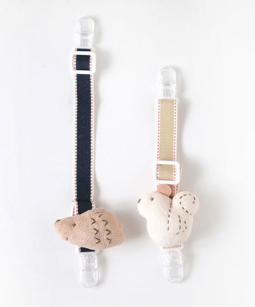 Hoppetta（ホッペッタ）の「【Hoppetta（ホッペッタ）】ぬいぐるみつきマルチクリップ（その他ベビー用品・キッズ・ベージュ/キナリ・ONE SIZE）」の4枚目の写真