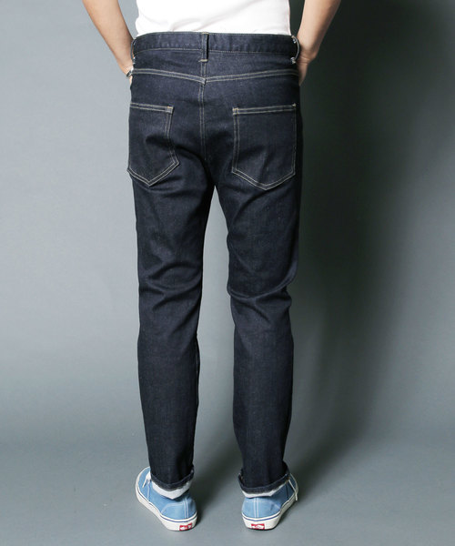 Magine（マージン）の「NO.35 SLIM WASHED INDIGO DENIM：NO.35スリムウォッシュド インディゴデニム（デニムパンツ・メンズ・インディゴブルー・44/48/46）」の9枚目の写真