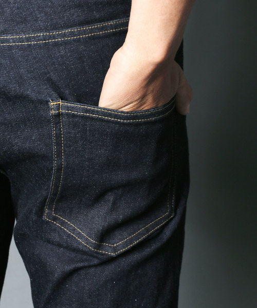 Magine（マージン）の「NO.35 SLIM WASHED INDIGO DENIM：NO.35スリムウォッシュド インディゴデニム（デニムパンツ・メンズ・インディゴブルー・44/48/46）」の10枚目の写真