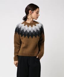 MARGARET HOWELL | DIAMOND FAIRISLE JUMPER(ニット/セーター)
