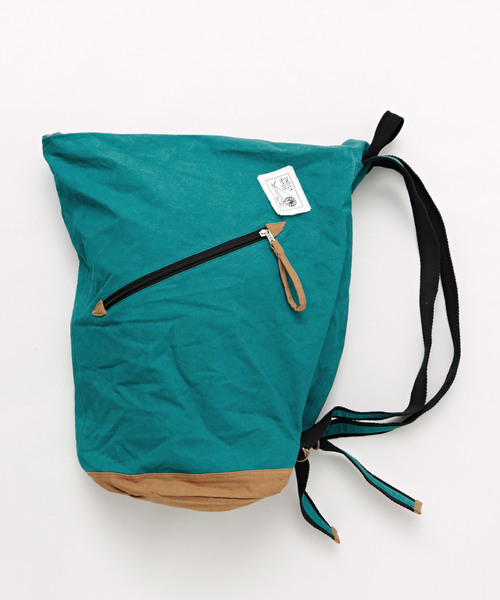 チャイハネ（チャイハネ）の「【チャイハネ】INDIA MADE シンプルバックパック リュック（バックパック/リュック・メンズ・ブルー/キャメル/ホワイト/ブラック・FREE）」の9枚目の写真