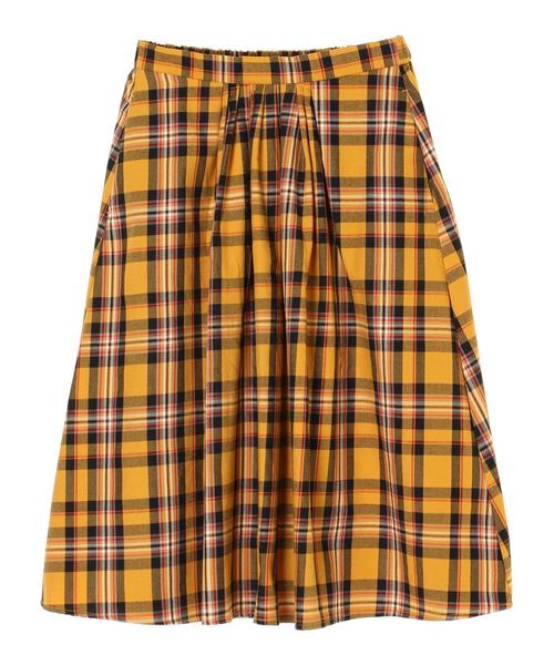 AMERICAN HOLIC（アメリカンホリック）の「10col. フロントタックスカート　＊（スカート・レディース・その他8/グリーン系その他5/イエロー系その他/ブルー系その他5/ブラウン系その他4/ベージュ/グリーン/ボルドー/ブラック/マスタード・FREE）」の20枚目の写真