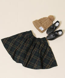 coen | 【coen キッズ / ジュニア】タータンチェックスカパン(100～150cm・スカート・ショートパンツ)(スカート)