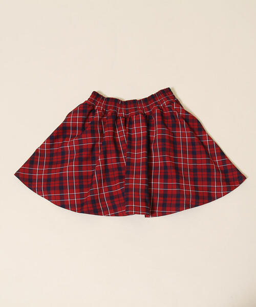 coen（コーエン）の「【coen キッズ / ジュニア】タータンチェックスカパン(100～150cm・スカート・ショートパンツ)（スカート・キッズ・レッド/ダークグリーン・140/110/130/150/100/120）」の3枚目の写真