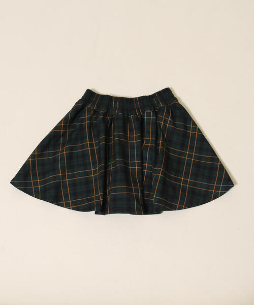 coen（コーエン）の「【coen キッズ / ジュニア】タータンチェックスカパン(100～150cm・スカート・ショートパンツ)（スカート・キッズ・レッド/ダークグリーン・140/110/130/150/100/120）」の8枚目の写真