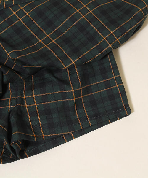 coen（コーエン）の「【coen キッズ / ジュニア】タータンチェックスカパン(100～150cm・スカート・ショートパンツ)（スカート・キッズ・レッド/ダークグリーン・140/110/130/150/100/120）」の12枚目の写真